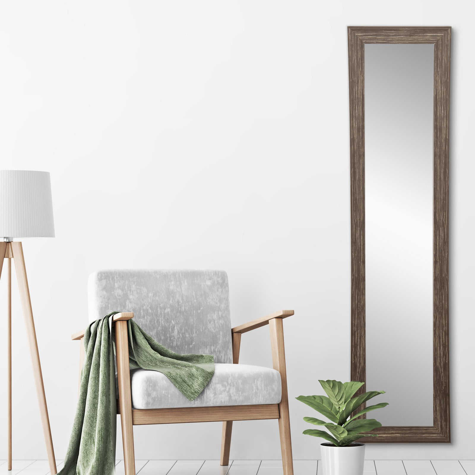 Distressed Floor Mirror: A Reflection Of Timeless Beauty