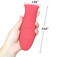 thumbnail image 2 of Freedo Lodge Poêle en Fonte Silicone Rouge, Protection Thermique, Rouge, 2 of 7