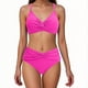 thumbnail image 2 of Traje de baño de dos piezas Tankini para mujer, estilo conservador de primavera, con falda de color liso y abertura en la parte delantera, tankinis para mujer, trajes de baño de dos piezas para mujer,, 2 of 7