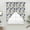 Blue, variant on Navy Blue Floral Swag Valances for Windows 2 Pack, Kitchen Window Curtains 36 Inch Length, Vintage Flowers Elegant Pastoral Rustic Privacy Swag Curtains for Living Room/Bathroom 36"x36"