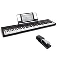 thumbnail image 1 of Paquete de piano digital Alesis Recital con pedal M-Audio SP-2, 1 of 8