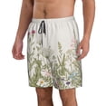 thumbnail image 2 of Naloa Herbs and Wildflowers Men's Beach Shorts, Surfing shorts, Swim trunks, Quick Dry Swim Trunks for Surfing Beach Fun - XX-Large, 2 of 9