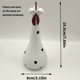 thumbnail image 3 of Adorno De Escritorio Con Pollo De Cuello Largo Y Ojos Grandes, Figurita De Animal Bonito Para Escritorio, Estantería Del Hogar, Exposición, Novedad, 3 of 4