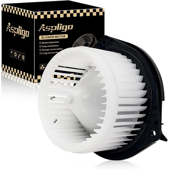 Aspligo 700107 AC Heater Blower Motor Fan Fit for Pontiac Grand Prix 2004-2008, Buick LaCrosse 2005-2009, Chevrolet Impala/Monte Carlo (OEM: 22754990, 22792042, GM3126119)