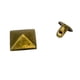 thumbnail image 4 of Juego de 100 remaches de cobre piramidales cabeza de clavo cuero cuadrado artesanía Rock Punk 10mm Hugo Pyramid Square Stud Rivets, 4 of 10