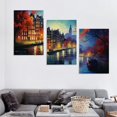 thumbnail image 4 of Nawypu  Amsterdam City 17 Canvas Art - Home Decor Wall Art Print Poster Painting 12''x16''X3 Panels, 4 of 4