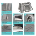 thumbnail image 5 of Dog Carrier Bag Soft Side Backpack Cat Pet Carriers Dog Travel Bags Small Dogs Cats Outgoing Foldable Breathable Cat Backpack Cat Cage, 5 of 5