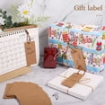 thumbnail image 6 of 100 pcs Gift Tags with String, Christmas Gift Tags Blank Tags with Safety Pins,Name Tags for Gift Bags Label Clothes Arts and Crafts(Kraft Paper), 6 of 7