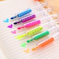 thumbnail image 4 of 6 Pcs/set Mignons Forme de Seringue Marqueur Surligneur Stylos de Prise de Notes Outil de Papeterie, 4 of 6