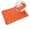 Orange, variant on Yoloke Dog Bed Mat Flat Crate Mat with Anti-Slip Bottom Machine Washable Pet Kennel Pad for Dog Sleeping(Coffee)