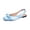 Light Blue, variant on Women's Slingback Flats Bow Comfortable Square Toe Flats for Women Dressy Slip On Casual Work Office Party Flats Dress Shoes Saffron 6.5 Wide
