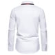 thumbnail image 5 of Blusa y camisa de manga larga con cuello vuelto para hombre, informal, con botones y retazos, de poliéster, 5 of 9
