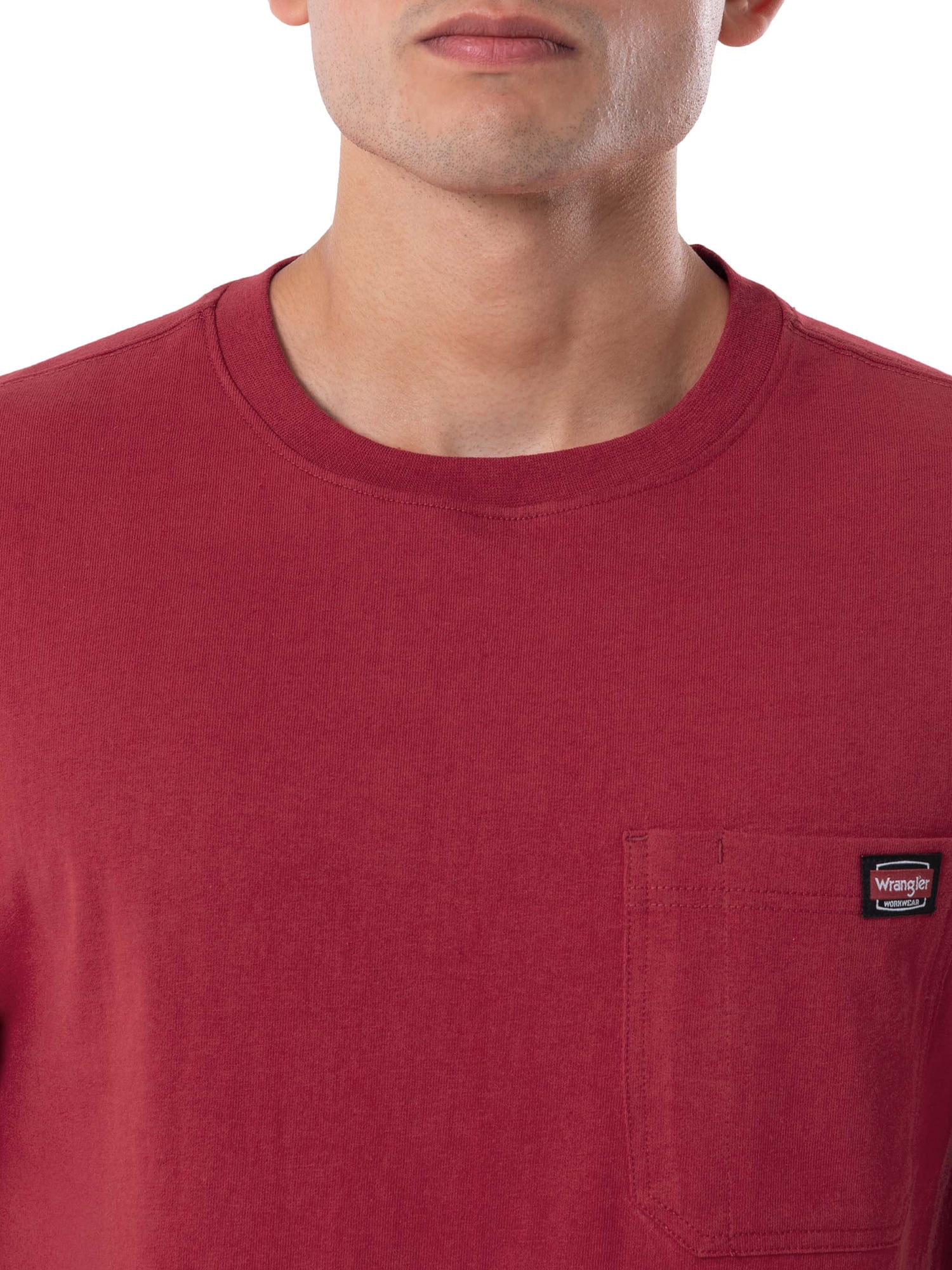 wrangler workwear pen pocket tee