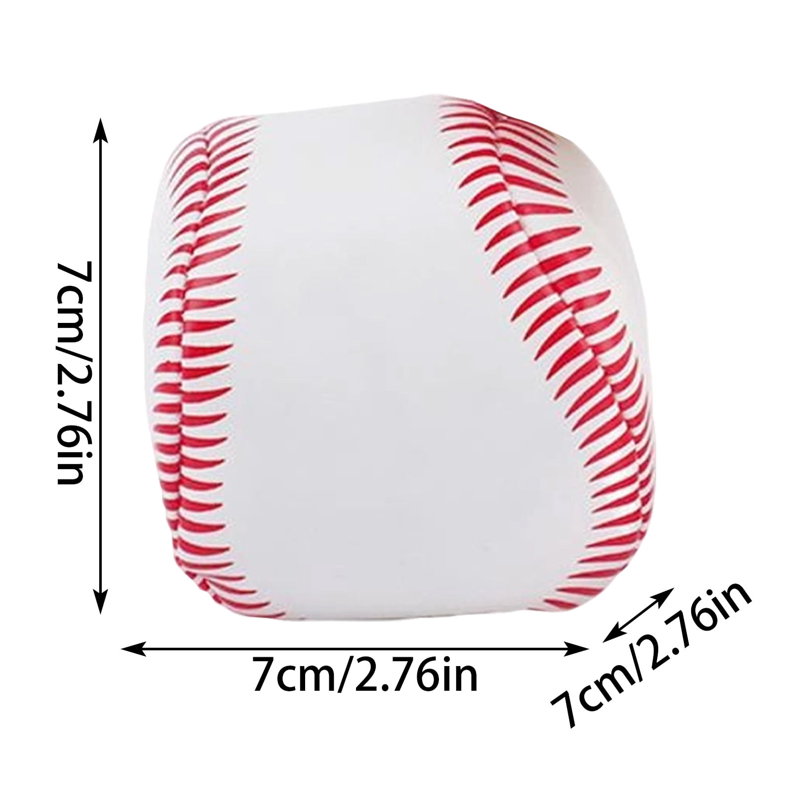6PCS Baseball Pattern Soft Sandbag Toss Ball Realistic Throwing Game Tool Outdoor Leisure Activity Equipment for Backyard Beach Park Gatherings Portable Interactive