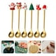 thumbnail image 2 of 6 uds cuchara navideña cucharas agitadoras navideñas cucharas de café de acero inoxidable cucharas navideñas, 2 of 5