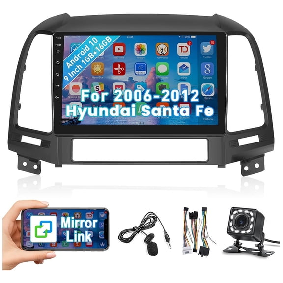 Stereo for Hyundai Santa Fe 2006-12 2 32g Android Carplay