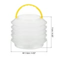 thumbnail image 2 of Uxcell 4.3" x 4.5" Brush Basin, Brushes Cleaning Buckets, Transparent, 2 of 5