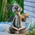 thumbnail image 1 of Garden Dragon Statue, Statue for Dwarf Garden Outdoor Garden Statue Garden Sculptures and Statues Statue Ornament Decoration Animals in Resin for Indo, 1 of 5