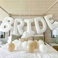 thumbnail image 7 of Vjnyvs 40 inch Bride Balloons for Hen Party Decorations，Bridal Shower Decorations|Engagement Party,White Jumbo Hen Party Balloons, 7 of 7