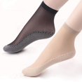 thumbnail image 1 of Calcetines de verano para mujer, calcetines cortos con tubo de arroz, antideslizantes, absorbentes del sudor, calcetines inferiores de algodón de seda con núcleo, calcetines finos y, 1 of 4