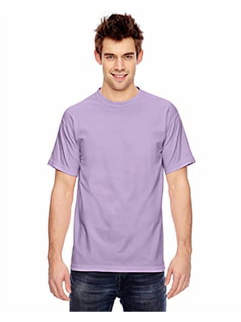 Comfort Colors Men's XL Colored Tee - Solid Neon Cantaloupe