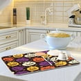 thumbnail image 6 of GZHJMY Halloween Décor Dish Drying Mat - 16 x 18inch- Extra Large Microfiber Dish Drying Mat, Dish Draining Mat, Counter top Mat, Cartoon Pumpkins（536）, 6 of 7