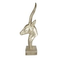thumbnail image 4 of Ebros Golden African Gazelle Antelope Bust Head Sculpture with Trophy Base 16" T, 4 of 6