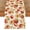 Peach, variant on Kiwi Fruit Spring Summer Table Runner, Seasonal Kitchen Dining Table Decoration for Home Party Decor 13x72 Inch