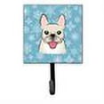 thumbnail image 2 of Carolines Treasures BB1672SH4 Snowflake French Bulldog Leash & Key Holder, 2 of 2