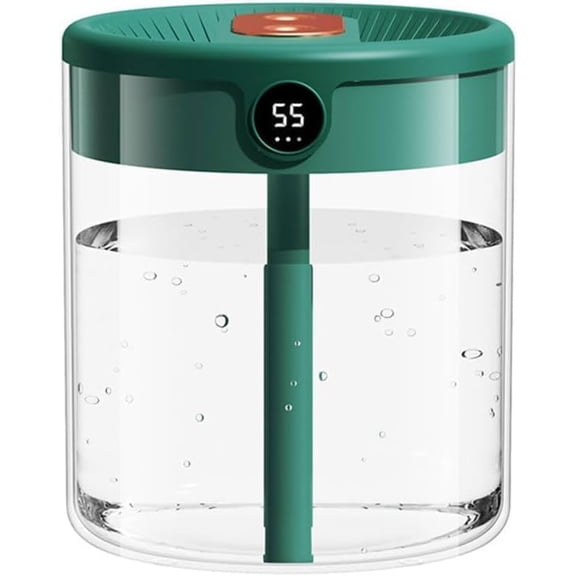 Dreamzy Humidifier for Large Room Cool Mist Bedroom Desktop Double Nozzle Cool Mist Humidifier with Night Light,Auto Shut-Off,No leakage Design