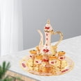 thumbnail image 4 of Juego de licores y vino europeo, dispensador de sake, barra, copa de vino coleccionable, adorno Dorado Blanco Rojo, 4 of 8