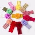 thumbnail image 5 of Yoyauz Baby Flower Headband, Nylon Baby Girl Headband Soft Headband Baby Girl Accessory for Newborn Toddlers, 5 of 5