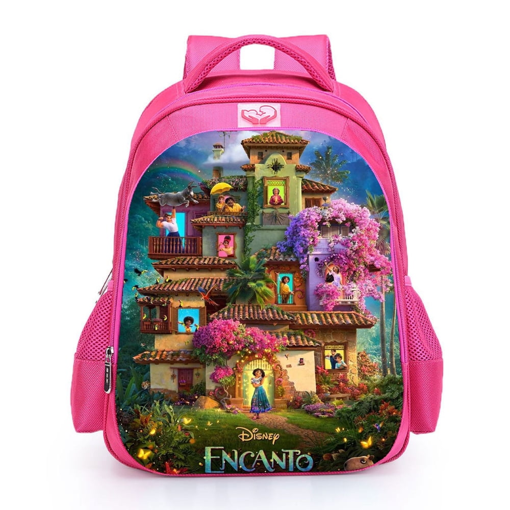 Encanto Backpacks School Bags Student Lunch Bag Shoulder Bag Mirabel Kids Bags Girls Magic House Backpacks 1,S 