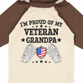 thumbnail image 4 of Inktastic I'm Proud of My Veteran Grandpa Boys or Girls Long Sleeve Baby Bodysuit, 4 of 5