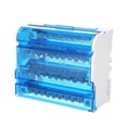 thumbnail image 1 of Boîte de Jonction Terminal Block 4 Niveaux, Boîtier de Distribution Terminal 411 avec Couvercle Transparent, 1 of 8