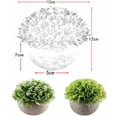 thumbnail image 4 of Mini plantas suculentas artificiales con maceta, planta decorativa para el hogar, jardín, cocina, boda interior y exterior, 4 of 4