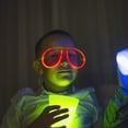thumbnail image 6 of Safeglitz Halloween Glow Sticks – 1ml Glow-in-the-Dark Accessories for Kids & Adults 1 Apple Glasses Accessory (Excluding Fluorescent Sticks), 6 of 9