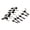 Black, variant on Yihuala 12PCS Train Couplers Spring Loaded Hooks Consistent Freight Car Model Railroad Systems