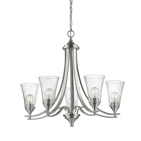 

Millennium Lighting 1465 Natalie 5 Light 28 Wide Chandelier - Nickel