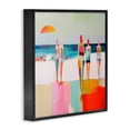 thumbnail image 3 of Stupell Industries Contemporary Strolling on Beach Black Framed Giclee Art, 12 x 12, by Irena Orlov, 3 of 8