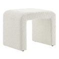 thumbnail image 1 of Modway Simba 24" Boucle Fabric Upholstered Waterfall Stool or Side Table in Ivory, 24 Inches, 1 of 3