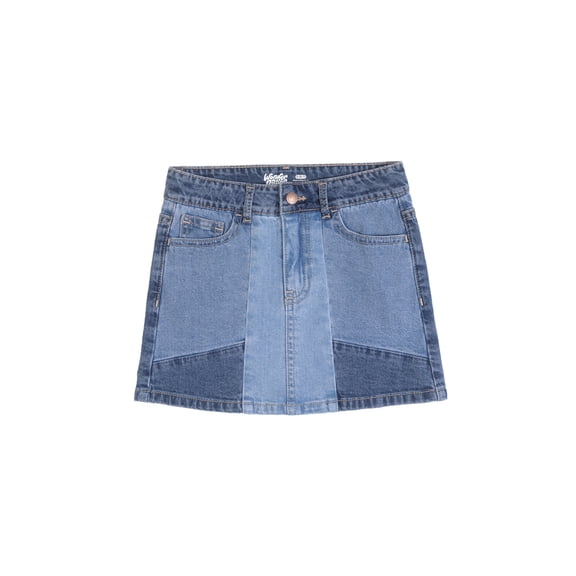 Wonder Nation Girls Denim Skirt, Sizes 4-18