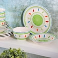 thumbnail image 4 of Juego de vajilla Gibson Home Heidy Green 12 piezas Service 4, 4 of 6