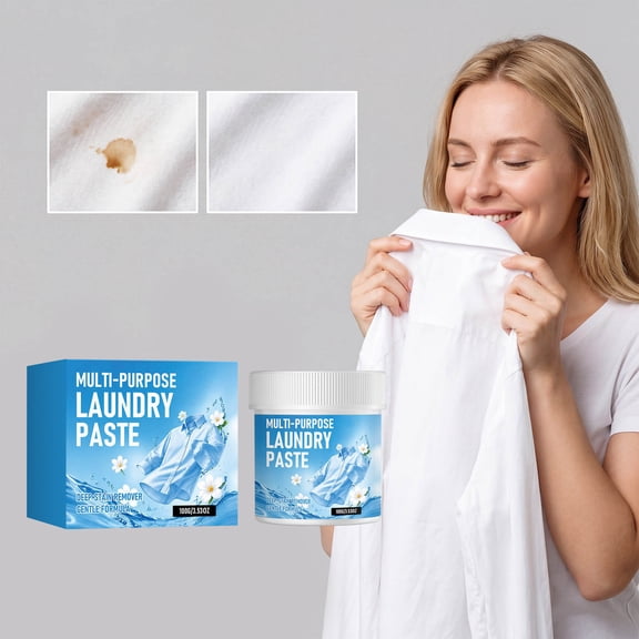 Barra de lavandería multiusos para limpieza profunda y protección del color, eliminación de manchas, suave con las telas, adecuada para lavado a mano y a máquina, 130 g
