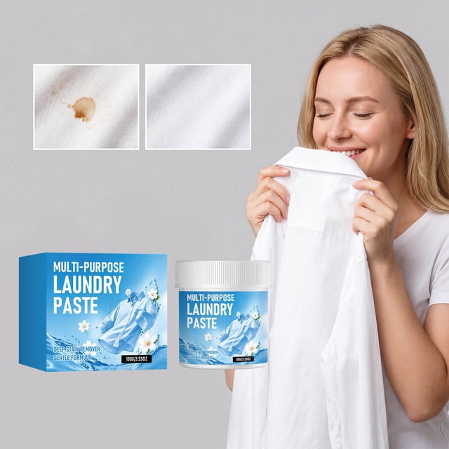 Jabón en barra de lavandería Quitamanchas multiusos para ropa con limpieza profunda y protección del color para lavados a mano y a máquina