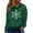 Green, variant on Christmas Sweatshirts for Women 2025 Women'S Hooded Hoody Long Sleeve Drawstring Print Oversized Fall Pocket Tops Women Hoodies Black L