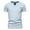 Light Blue, variant on MNCEKFOD T Shirts for Men Trendy Casual Solid Color V Neck with Pocket Button Short Sleeve Tshirts Leisure Mens Tops Black M