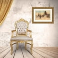 thumbnail image 3 of Warwick Goble 24x18 Gold Ornate Framed and Double Matted Museum Art Print Titled - The Two Courtiers Presenting Cienzo to the King (1911), 3 of 4