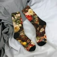 thumbnail image 5 of Cauagu Elegant Still Life Roses Print Crew Socks for Women and Men,Adult Athletic Running Socks 1-Pair Sports Socks Work Gear Socks with Moisture Wicking, 5 of 6