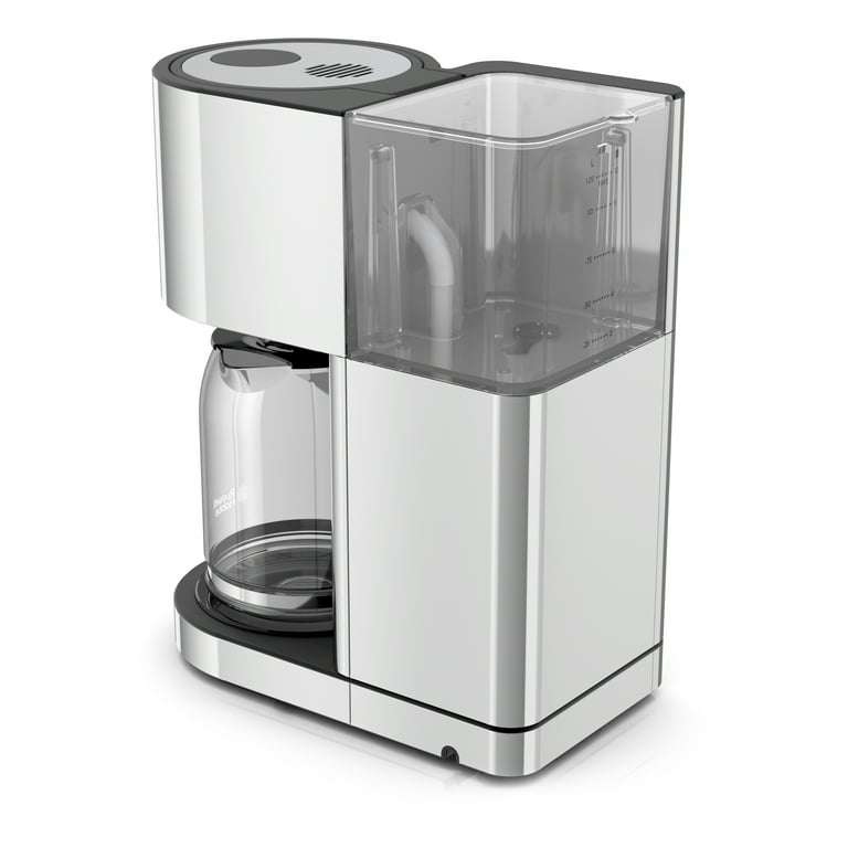 Russell Hobbs 8-Cup Glass Series Silver Stainless Steel Drip Coffee Maker  985114715M - The Home Depot